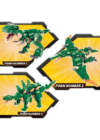 QMAN® W42106 | lego-kompatibilis építőjáték | 287 db építőkocka | 3-az-1-ben Dinoszauruszok