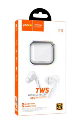 YooUp E11 5.1 Bluetooth Headset Fehér