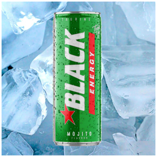 Black Energy Drink Mojito 250 ml