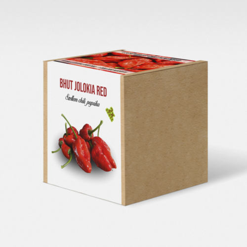 Szellem chili - Bhut Jolokia Red paprika növény nevelő szett