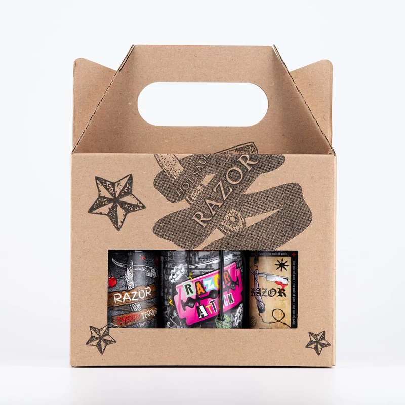 Razor Hardcore Pack  - Cult of Pain - Cherry terror - Attack 3x200 ml